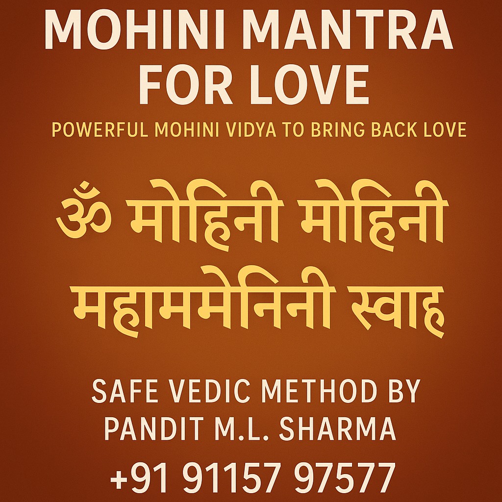 Mohini Mantra for Love | Powerful Mohini Vidya to Bring Back Love