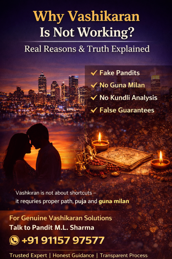 Why Vashikaran Is Not Working