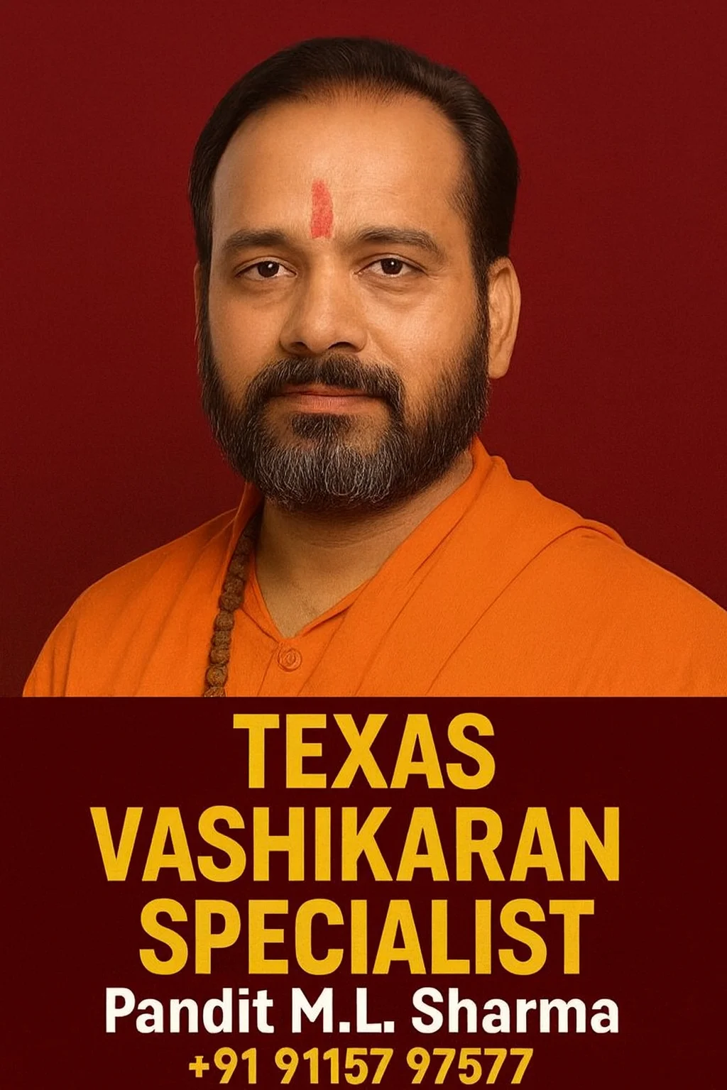 Texas Vashikaran Specialist – Pandit M.L. Sharma | +91 91157 97577